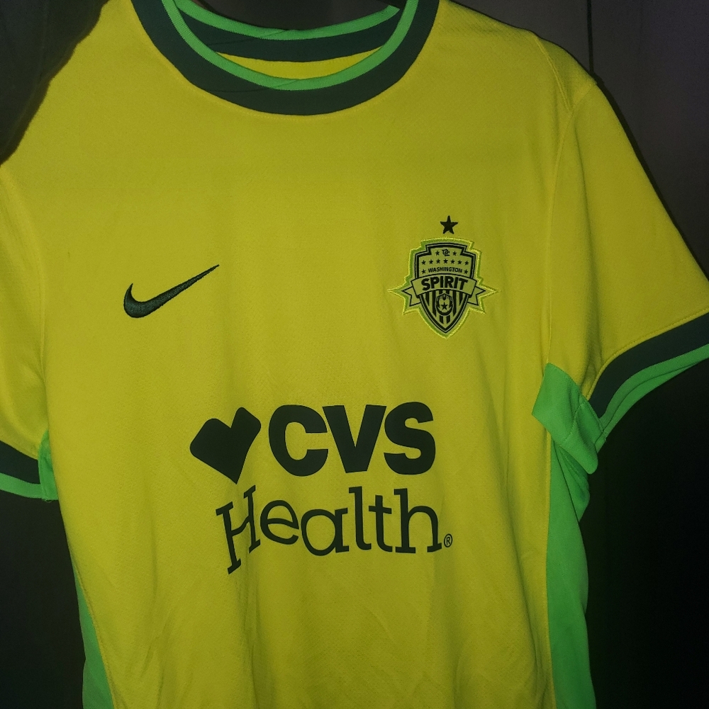 Nike Yellow and Green Spirit Jersey